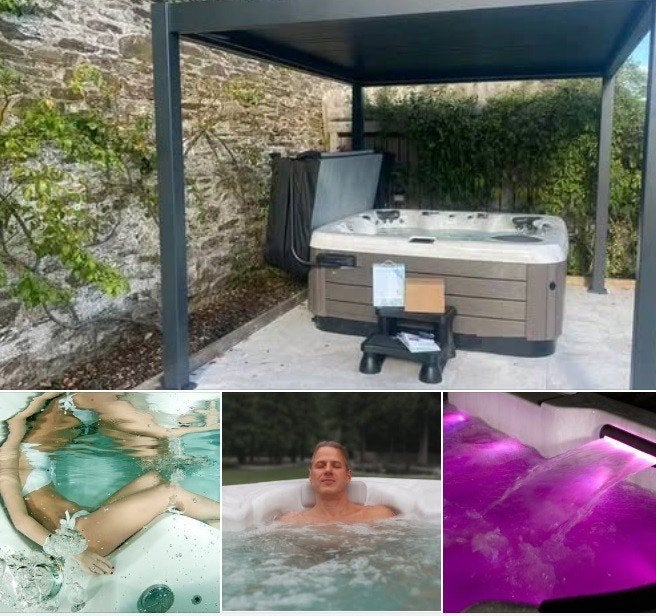 Nouvau jacuzzi exclusive 6 places 2x2 3 pompes, Enlèvement, Neuf, Éclairage