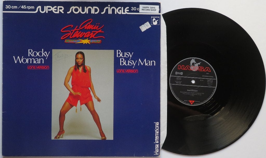 Ami Stewart - Rocky woman. Maxi, Gebruikt, Disco, EP, 12 inch