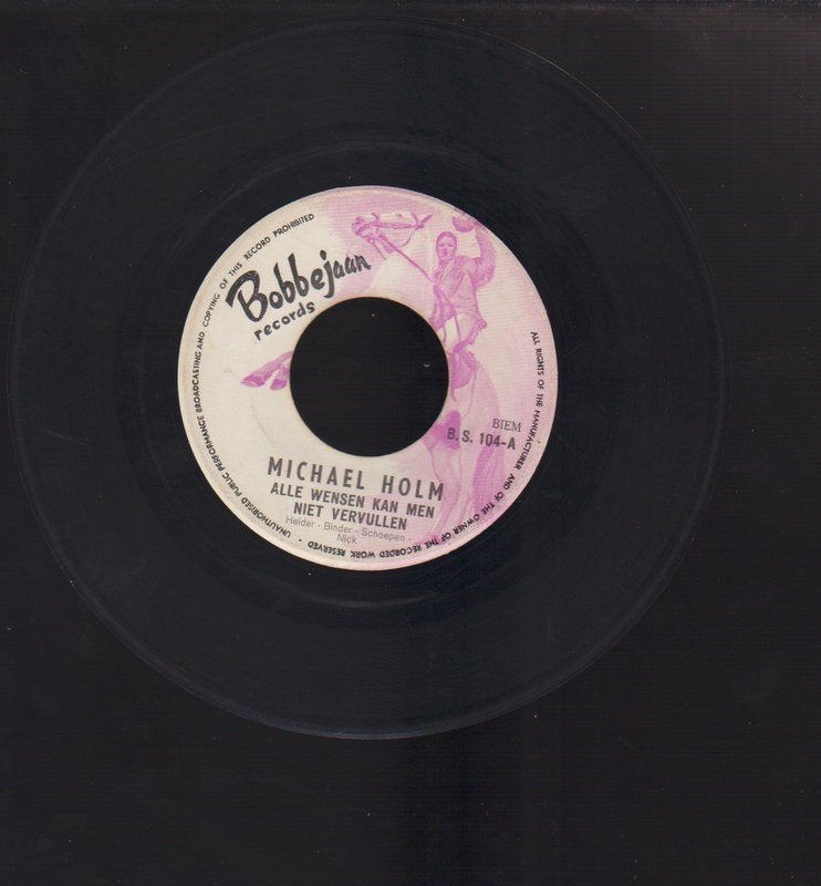 MICHAEL HOLM /ALLE WENSEN KAN MEN NIET VERVULLEN, CD & DVD, 7 inch, Schlager, Enlèvement, Utilisé