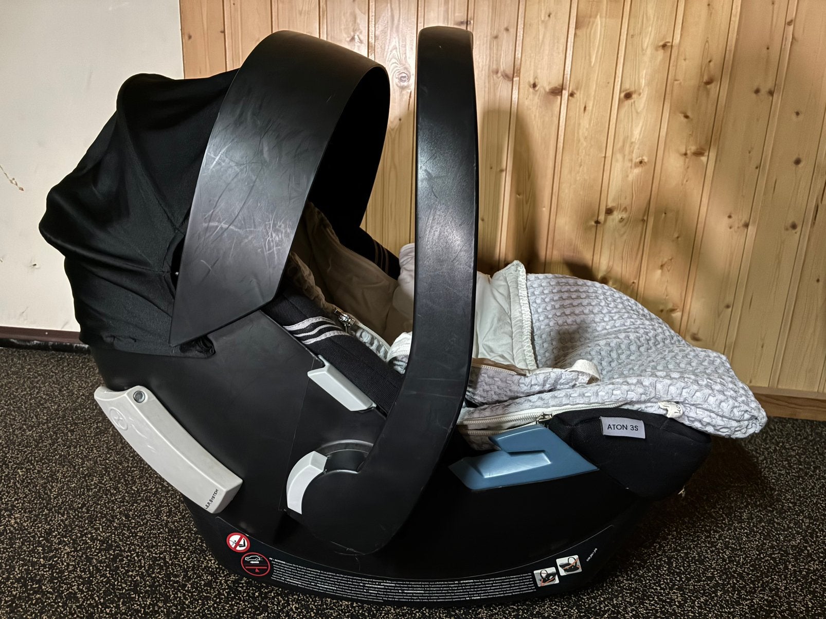 Autostoel Cybex Aton 3S, Verstelbare rugleuning, 0 t/m 13 kg, Ophalen, Overige merken