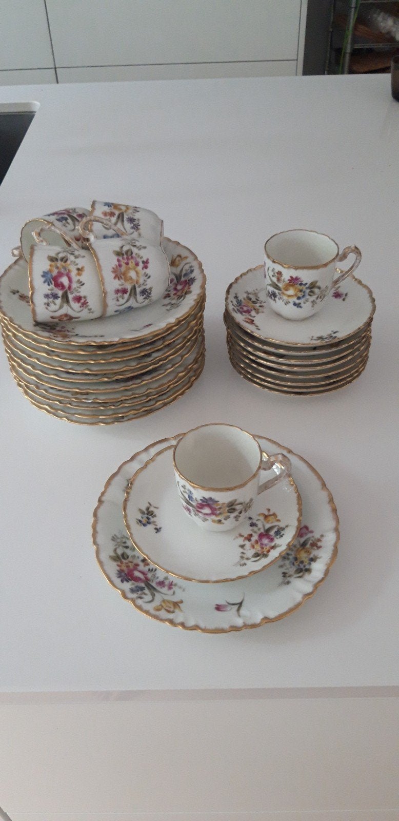 6 delig servies Moreau Fres, Ophalen of Verzenden