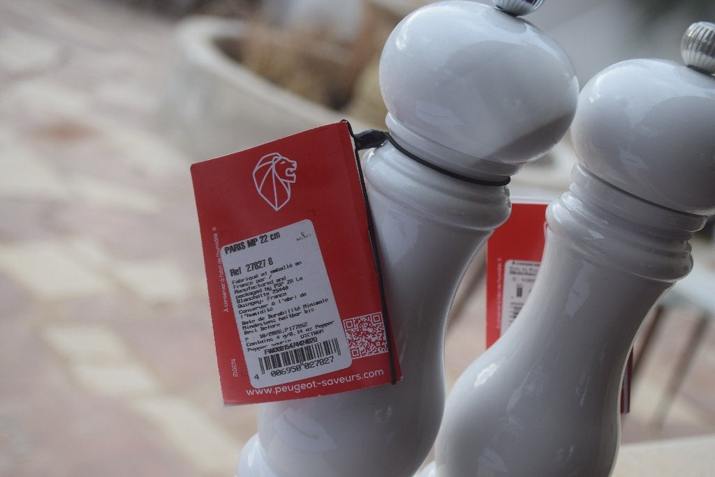 Poivrier Peugeot Laqué blanc 30 cm, Maison & Meubles, Neuf, Enlèvement ou Envoi, Autres types, Bois