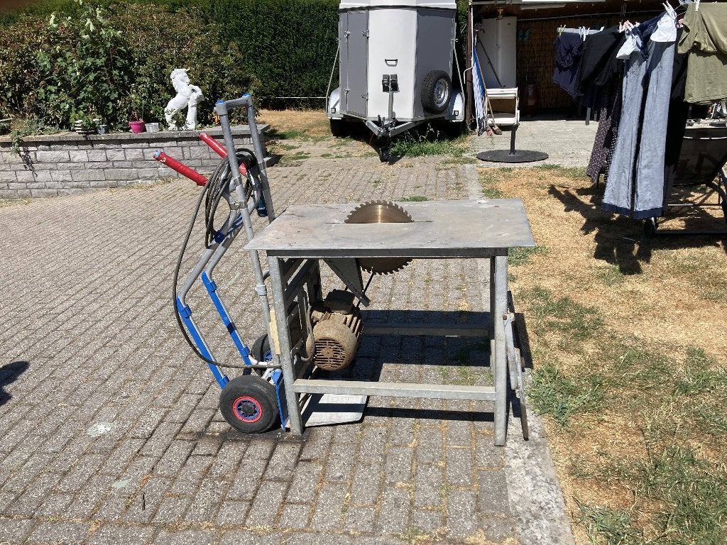 zaagtafel met motor, Ophalen, Gebruikt