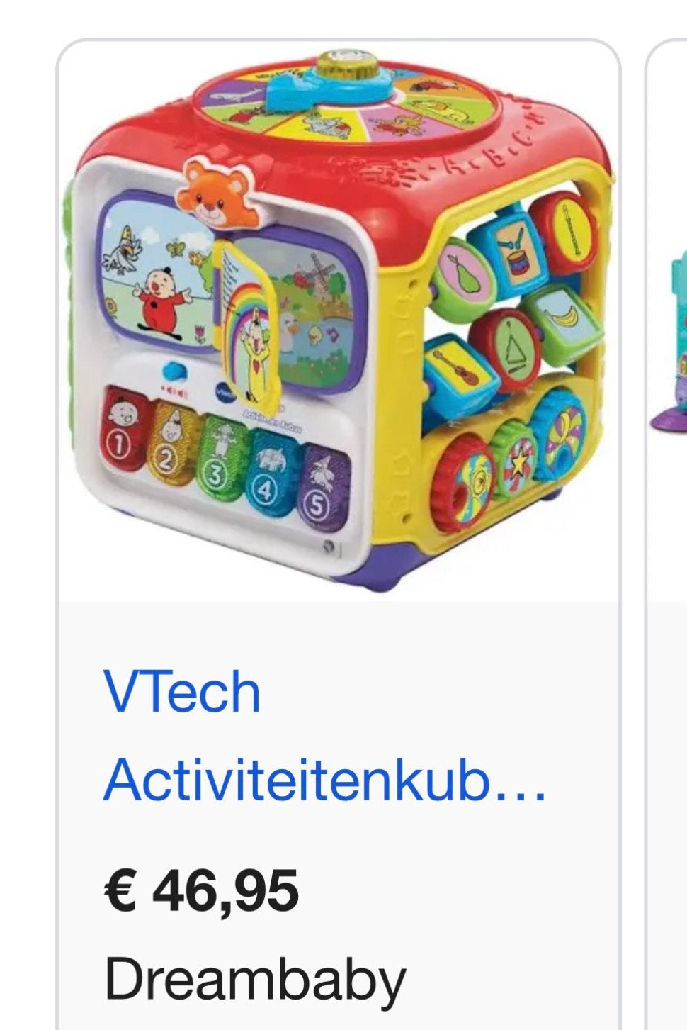 Bumba activiteiten kubus, Ophalen, Zo goed als nieuw