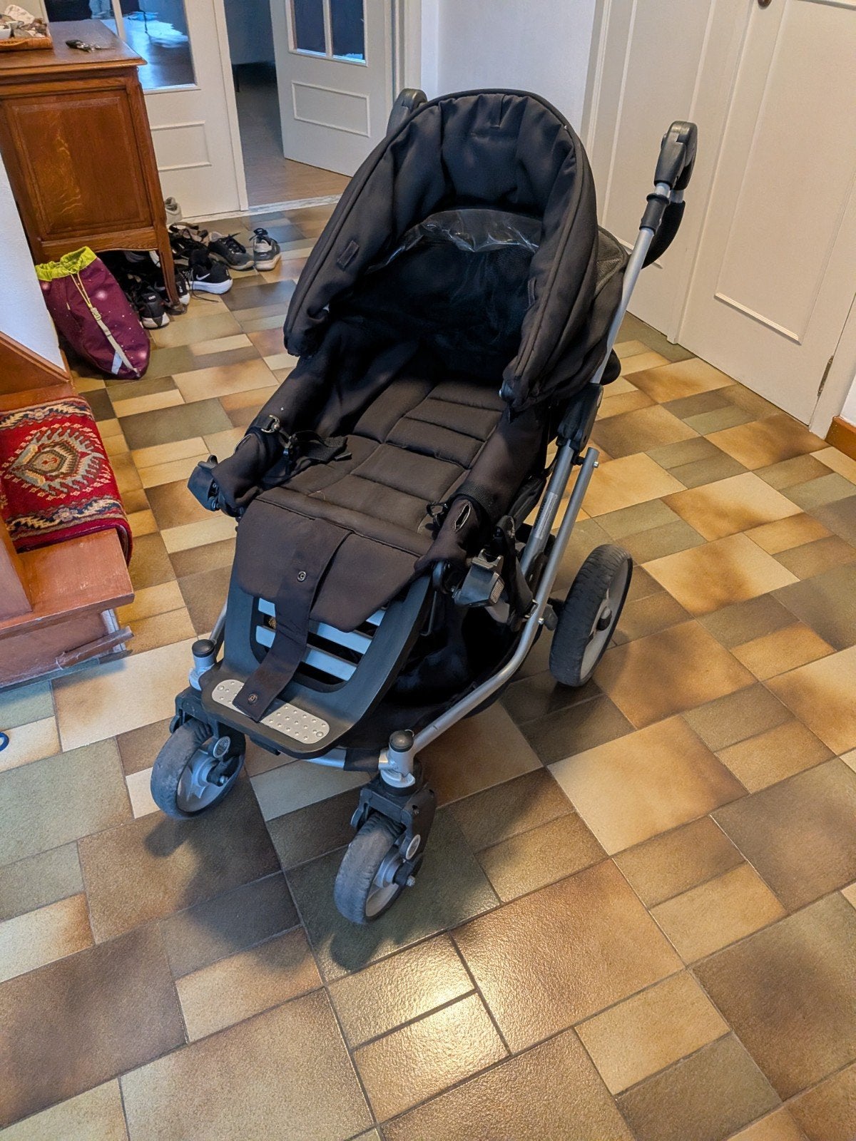Gratis! kinderwagen op te halen - Teutonia, Kinderen en Baby's, Gebruikt, Combiwagen, Met reiswieg, Ophalen