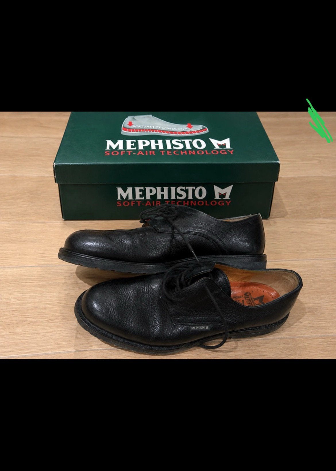 Nouvelles chaussures Mephisto Marlon Air-relax taille 42, Neuf, Enlèvement ou Envoi, Chaussures à lacets, Noir