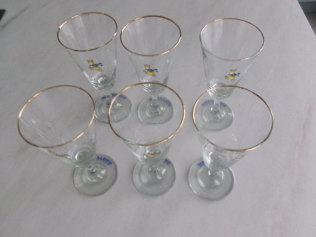 6 coupes met babycham embleem, Verzamelen, Ophalen of Verzenden, Gebruikt, Overige typen
