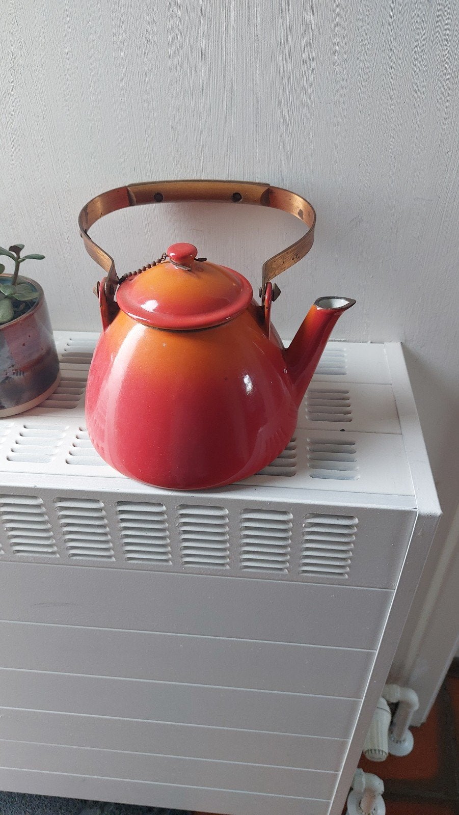 giet ijzeren waterketel, Ophalen