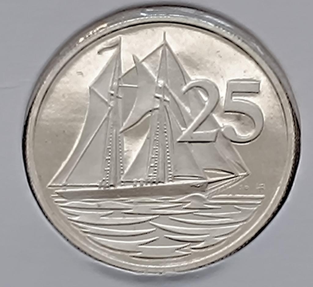 munt Kaaiman eilanden 25 cent 1979 UNC, Ophalen of Verzenden