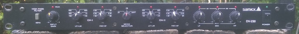 Crossover 3-weg, Samick DV-230, Muziek en Instrumenten, Effecten, Gebruikt, Overige typen, Ophalen of Verzenden