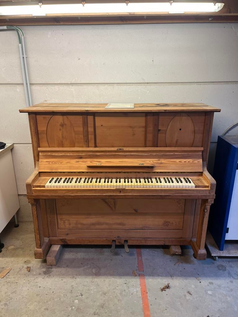 Oude piano, Enlèvement, Utilisé, Brun, Piano