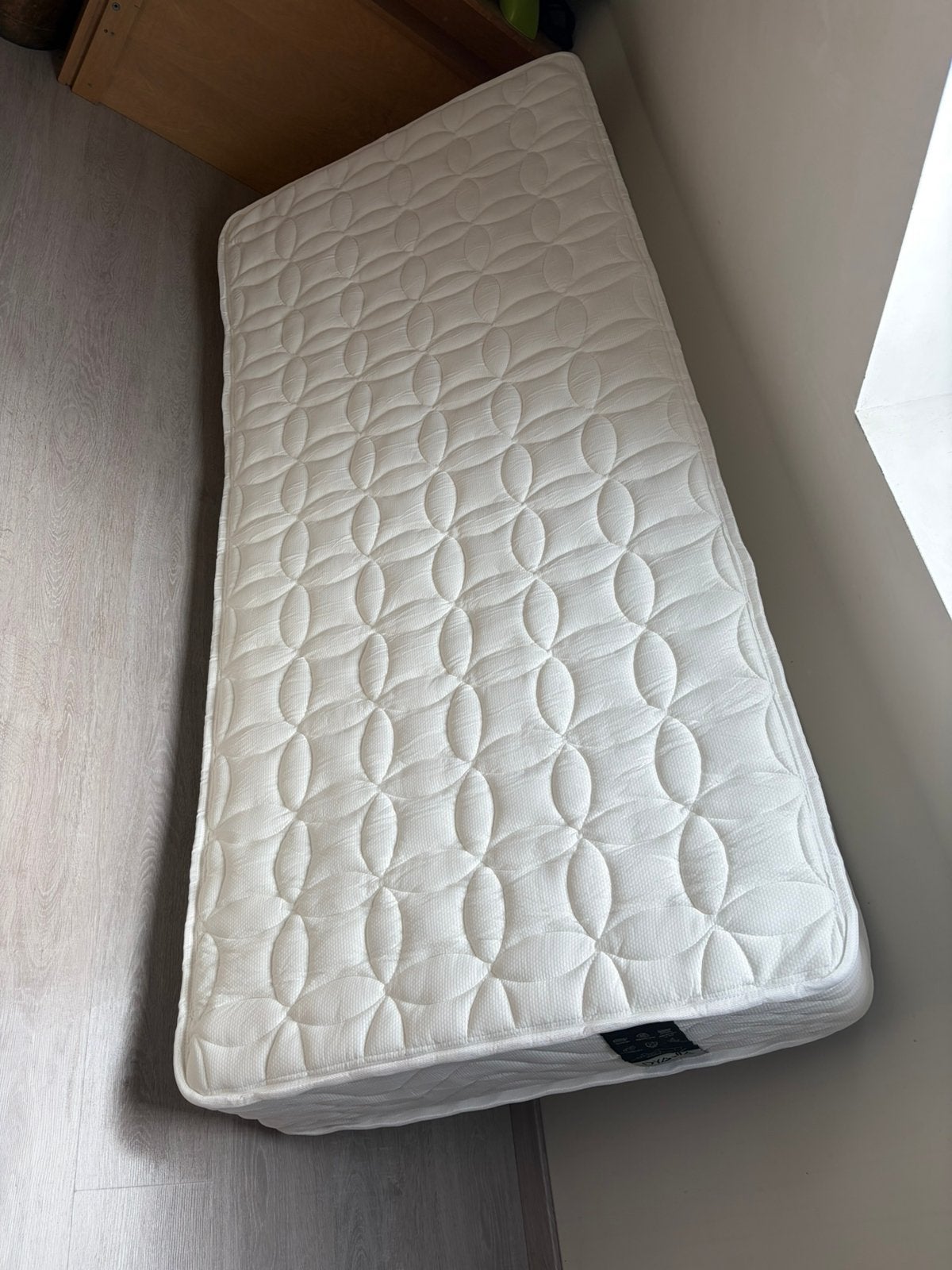 Splinternieuwe eenpersoonsmatras 90x200 cm – Ongebruikt, Enlèvement, Comme neuf, 200 cm, Matelas