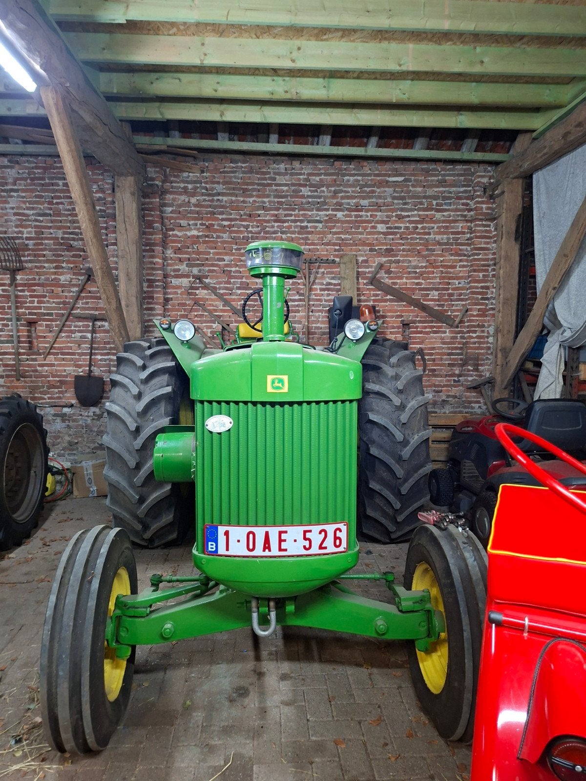 john deere 820, Enlèvement
