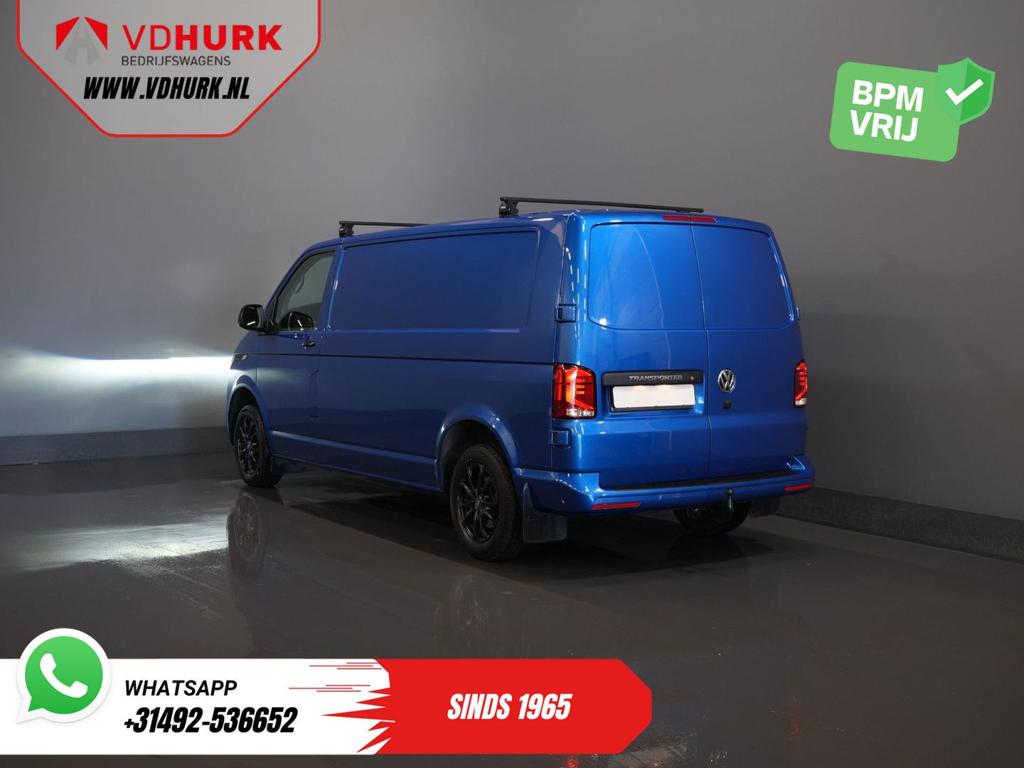 Volkswagen Transporter 2.0 TDI 150 pk DSG Aut. L2 LED/ Adapt, Automaat, Parkeersensor, Blauw, Bedrijf