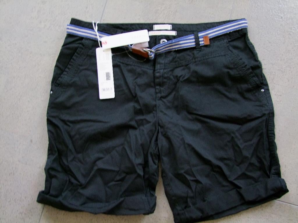 Zwarte short, maat 40 Esprit (nieuw met label), Maat 38/40 (M), Kort, Zwart, Nieuw