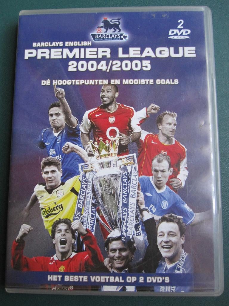 Premier League 2004/2005 (2 disques), CD & DVD, DVD | Sport & Fitness, Comme neuf, Documentaire, Football, Coffret, Tous les âges