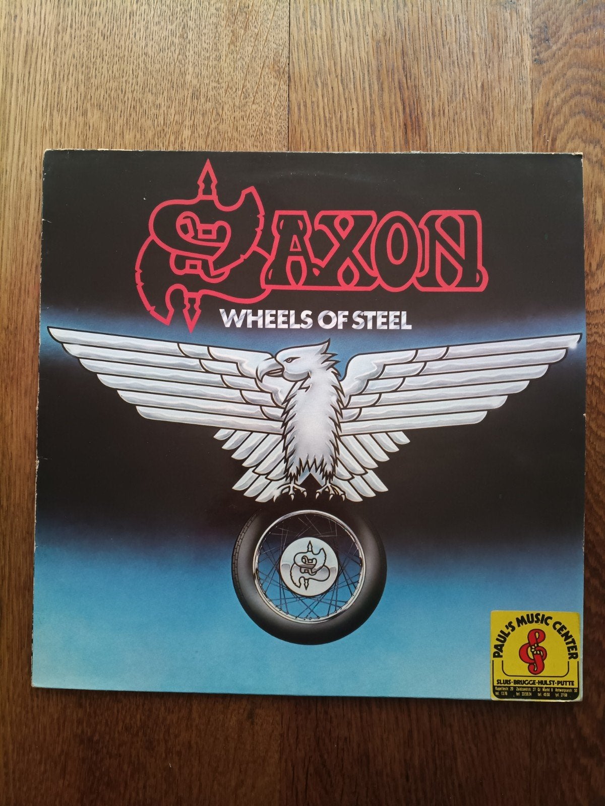 Vinyle 33T Saxon, LP, Enlèvement ou Envoi, Autres formats, Utilisé
