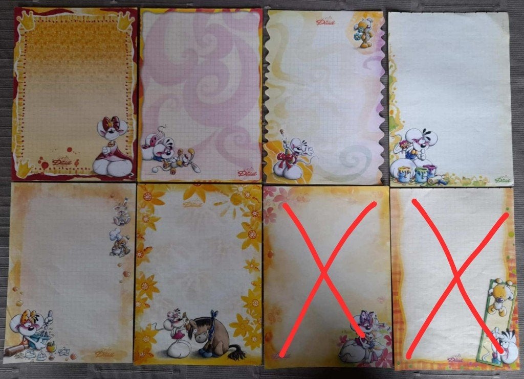 Diddl blaadjes A5/7, Verzamelen, Diddl, Ophalen of Verzenden, Diddl