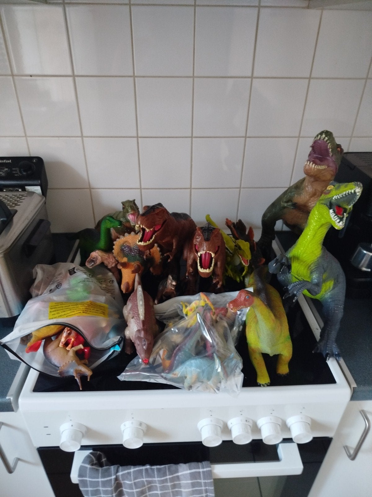 dinosaurussen speelgoed allerlei, Ophalen