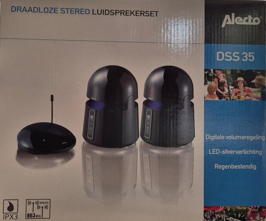 Draadloze Stereo loudspeakers set, Overige typen, Zo goed als nieuw, Minder dan 60 watt, Ophalen