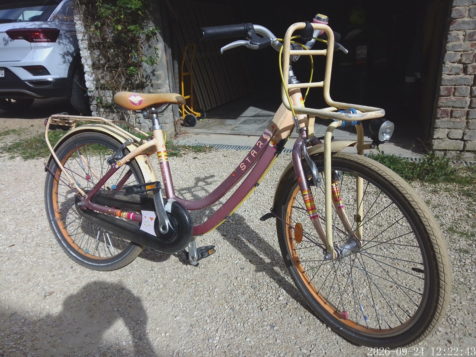 Batavus 22 inch, Fietsen en Brommers, Ophalen, 22 inch, Gebruikt, Velgrem