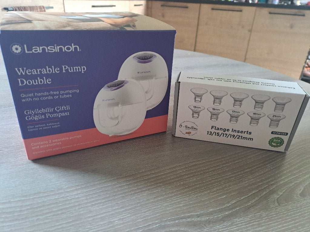 Lansinoh hands-free dubbele borstkolf, Kinderen en Baby's, Ophalen, Overige merken, Borstkolf, Zo goed als nieuw