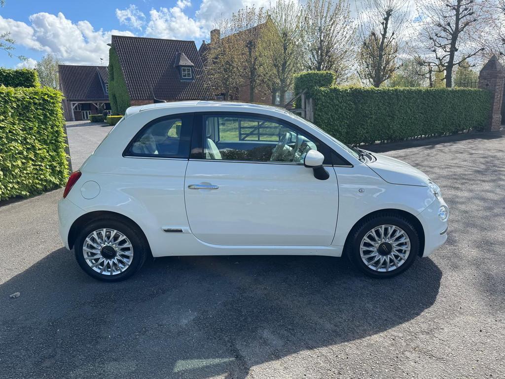 Fiat 500 (bj 2019), Voorwielaandrijving, Gebruikt, Wit, Bedrijf