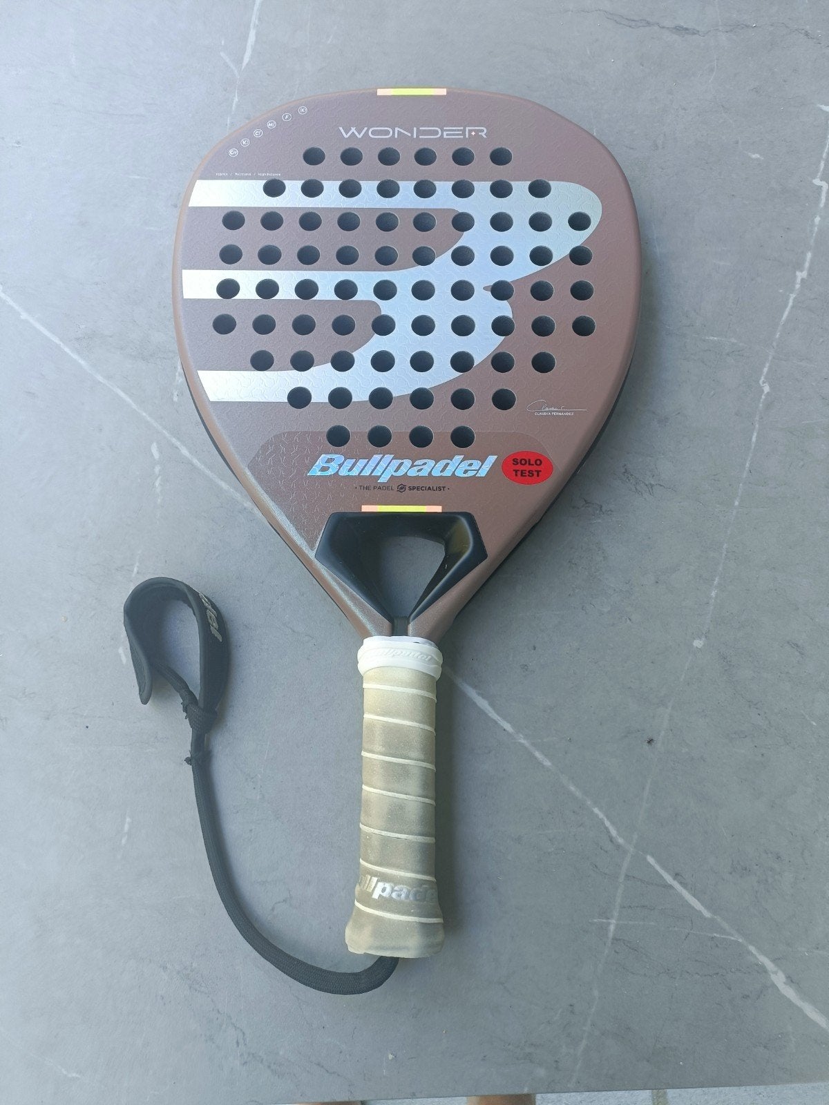 Raquette Bullpadel WONDER, Enlèvement