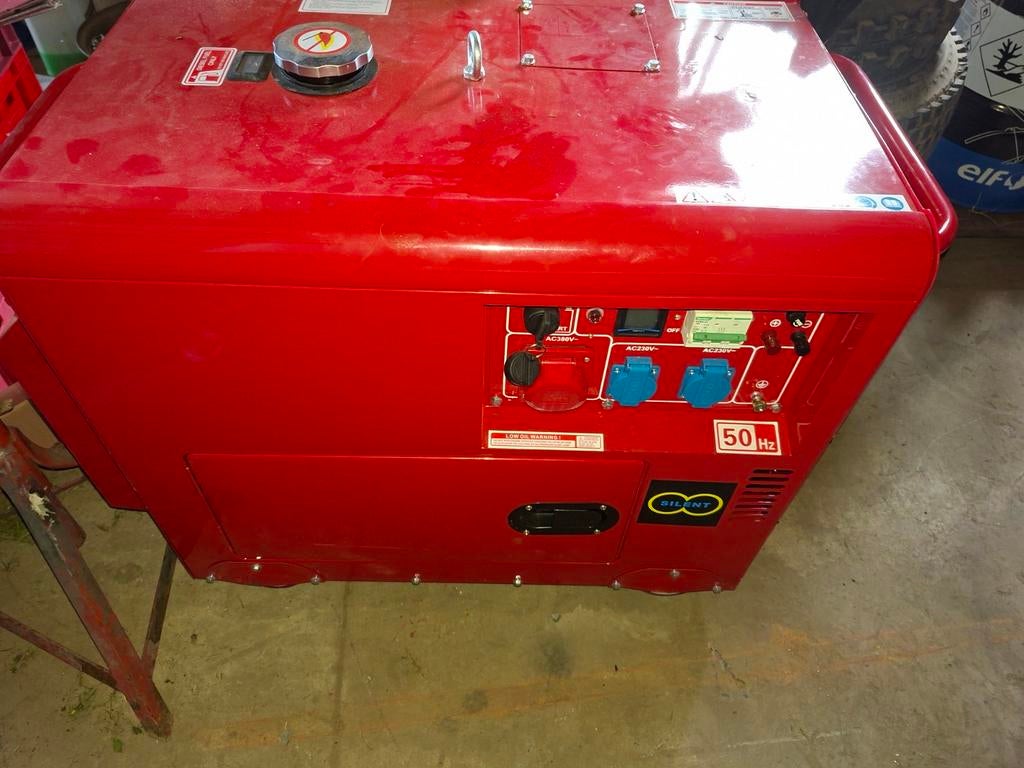 Stroomgenerator diesel, Ophalen