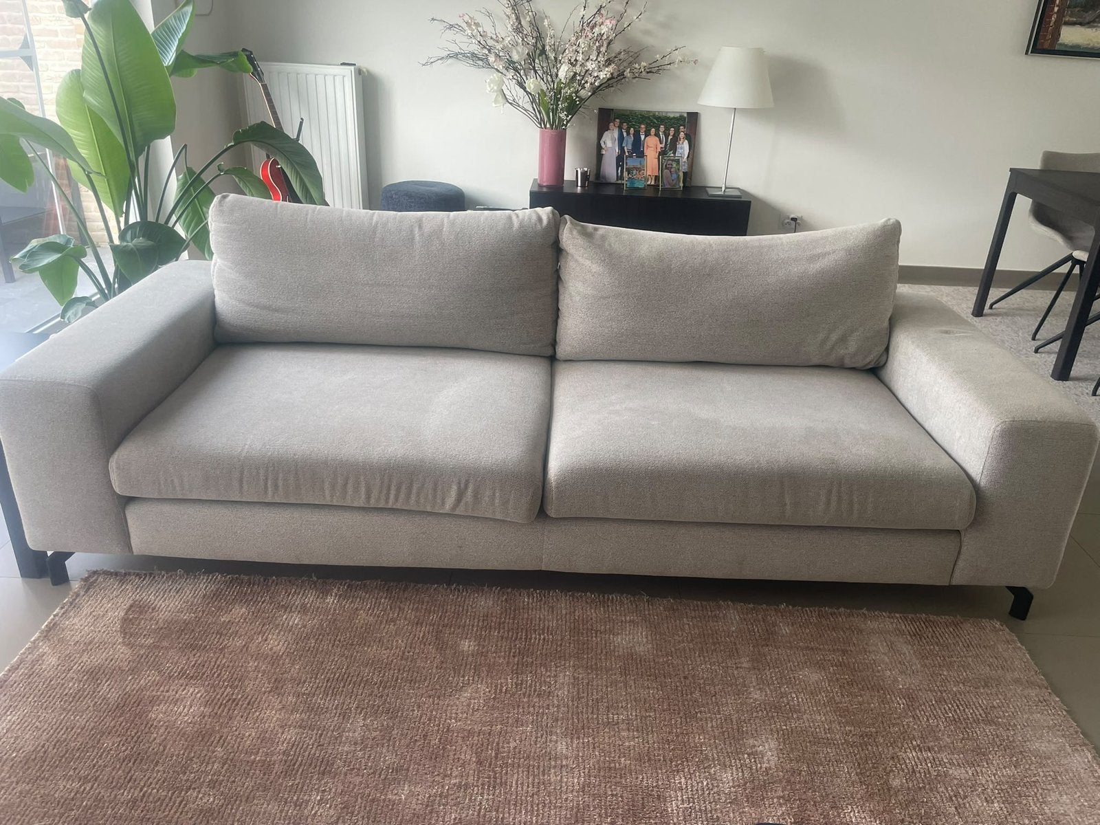 Zetel Juntoo nieuwprijs 2000 euro, Ophalen, Zo goed als nieuw, Rechte bank, Stof