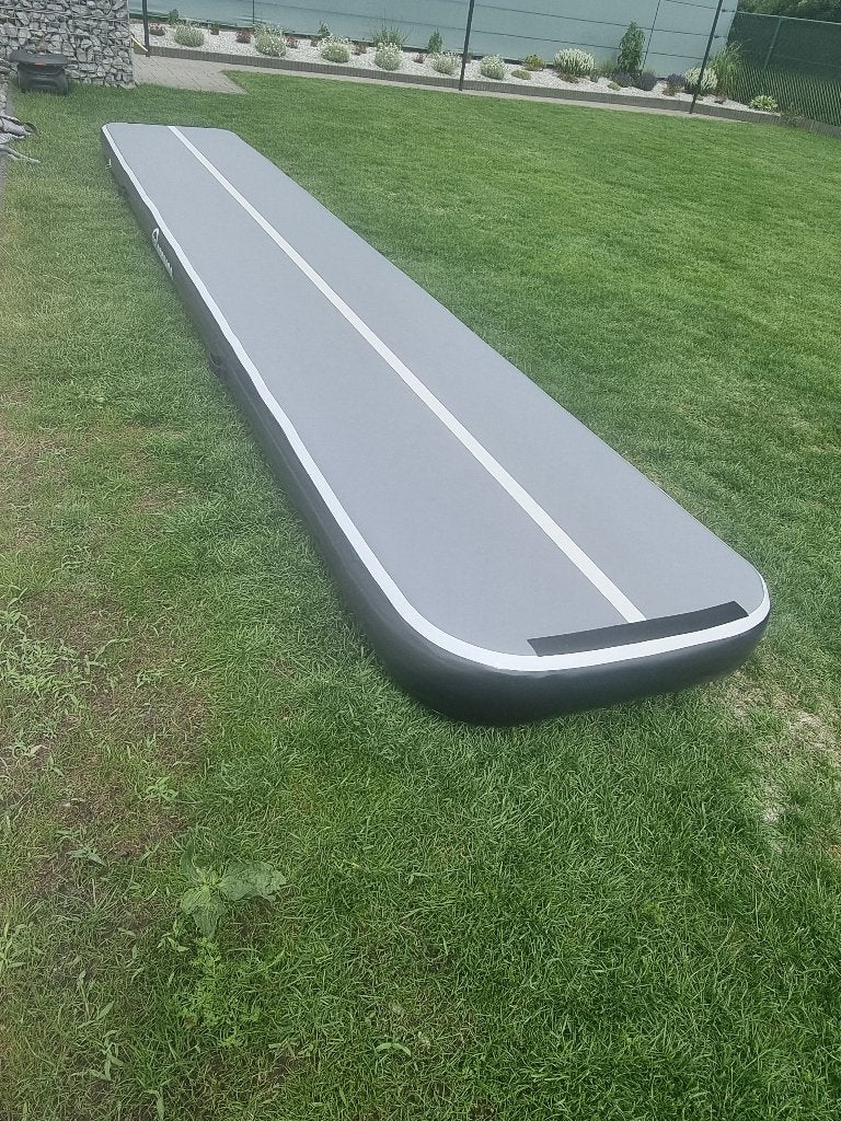 Airtrack 6m x1m x 0,20m  (12springs), Sport en Fitness, Ophalen, Zo goed als nieuw, Grijs, Overige typen