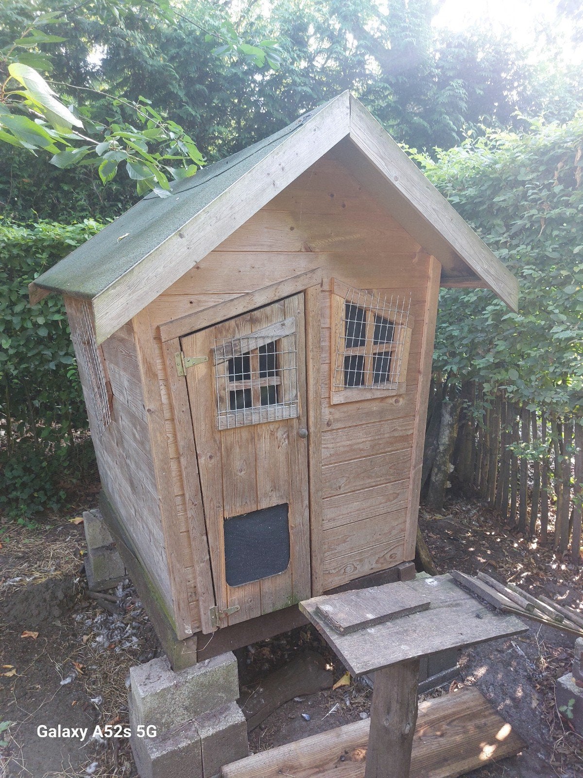 Kippenhok te koop, Ophalen