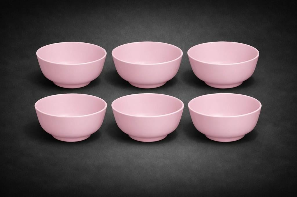 6 roze ontbijtschalen uit de Dinera-serie van Ikea., Ophalen of Verzenden, Nieuw, Keramiek, Kop(pen) en/of Schotel(s)