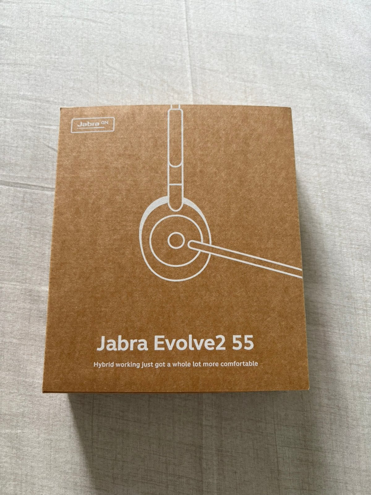 Headset Jabra Evolve2 55, Nieuw, On-ear, Ophalen of Verzenden, Draadloos