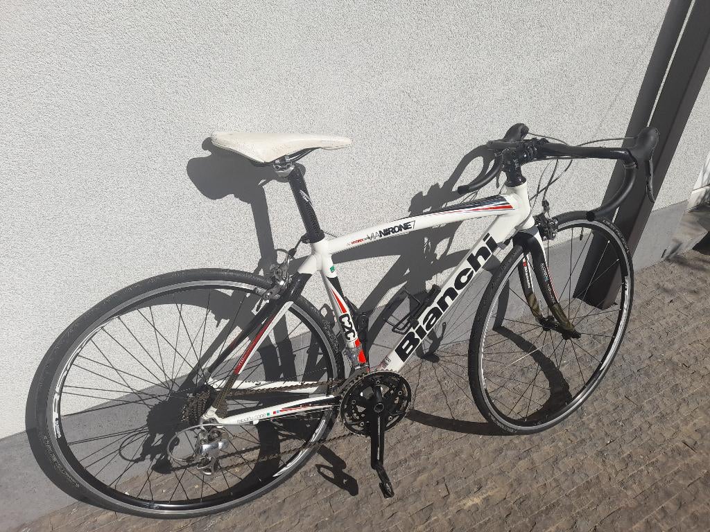 koersfiets Bianchi, Fietsen en Brommers, Fietsen | Racefietsen, Gebruikt, Carbon, Heren, Minder dan 49 cm
