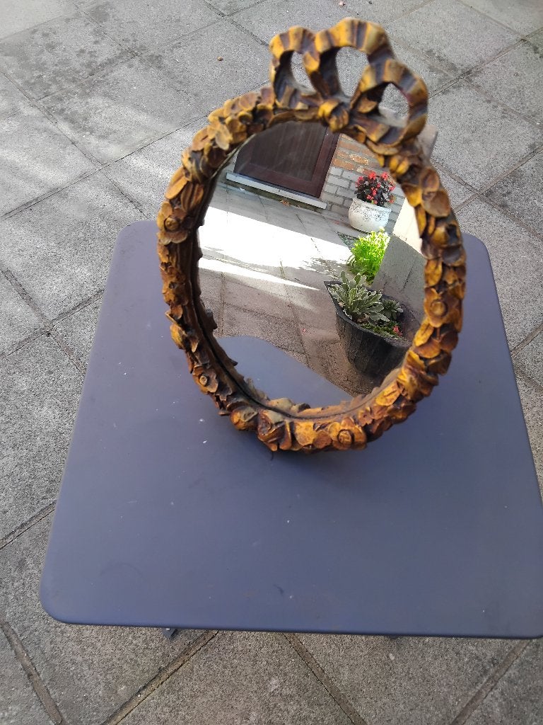 miroir ancien, Antiquités & Art, Antiquités | Miroirs, Enlèvement