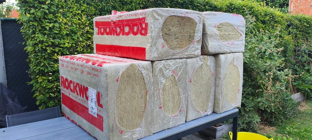Rockwool Bouwplaat 10cm (100mm) – 14,25 m², Neuf, 8 à 12 cm, 10 à 15 m², Isolation de sol