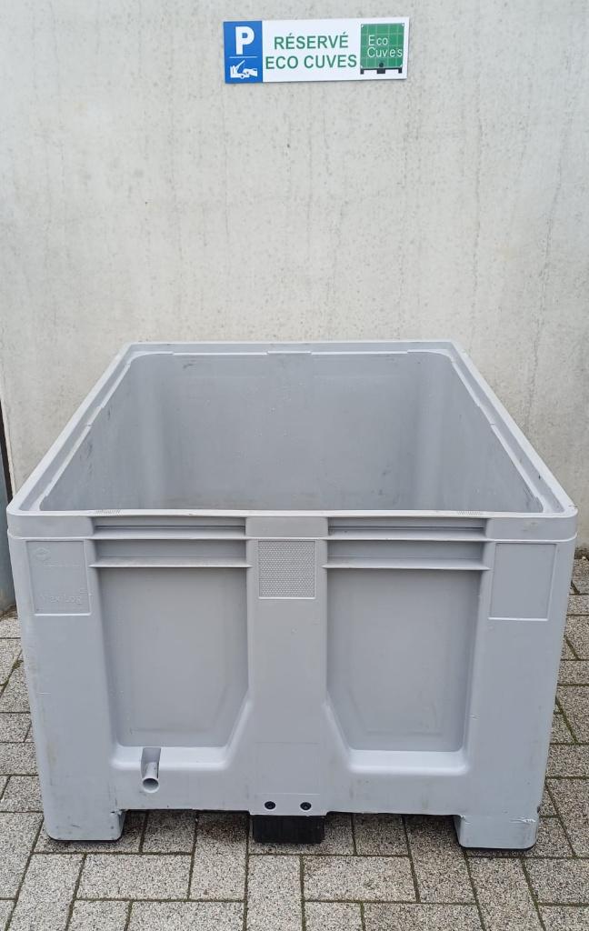 Caisse-palette plastique +-600 litres - Occasion Paletboxen, Enlèvement, Utilisé, Synthétique