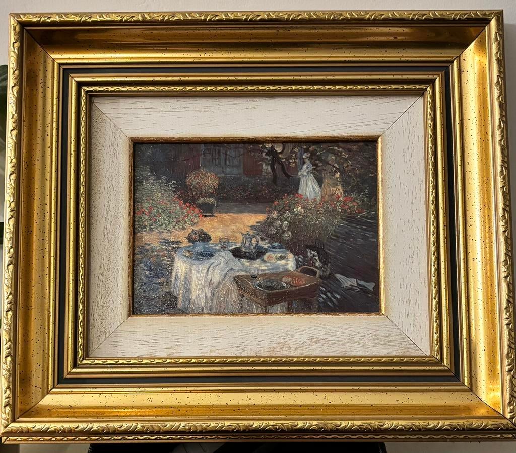 Mooi schilderijtje reproductie Monet, Ophalen of Verzenden