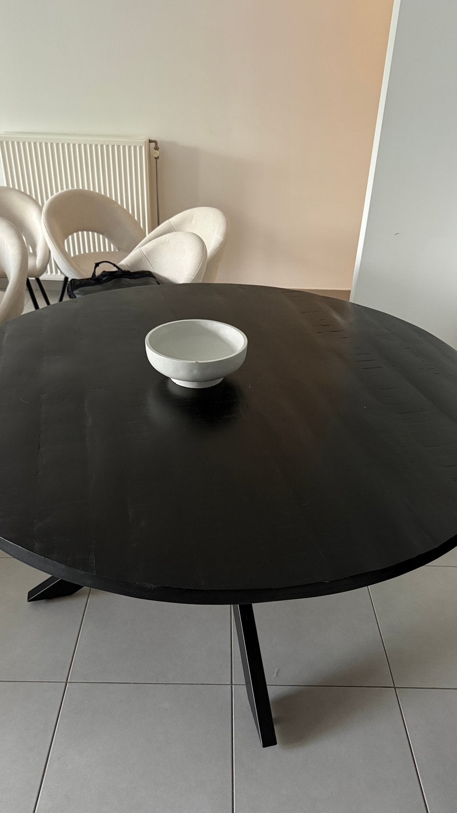 Eettafel rond, Huis en Inrichting, Ophalen, Zo goed als nieuw, Rond