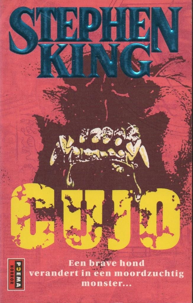 CUJO - STEPHEN KING - POEMA HORROR POCKET, Gelezen, Stephen King, Ophalen of Verzenden, Nederland