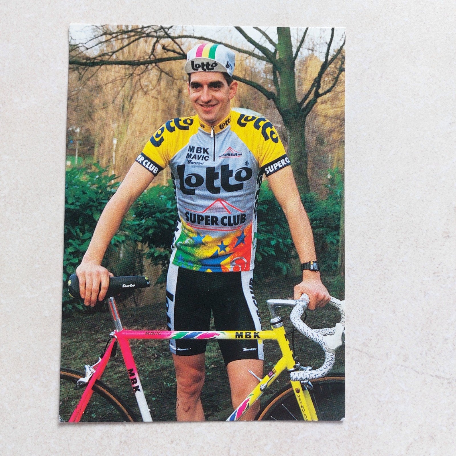 Fotokaart wielrenner Peter De Clercq, Enlèvement ou Envoi