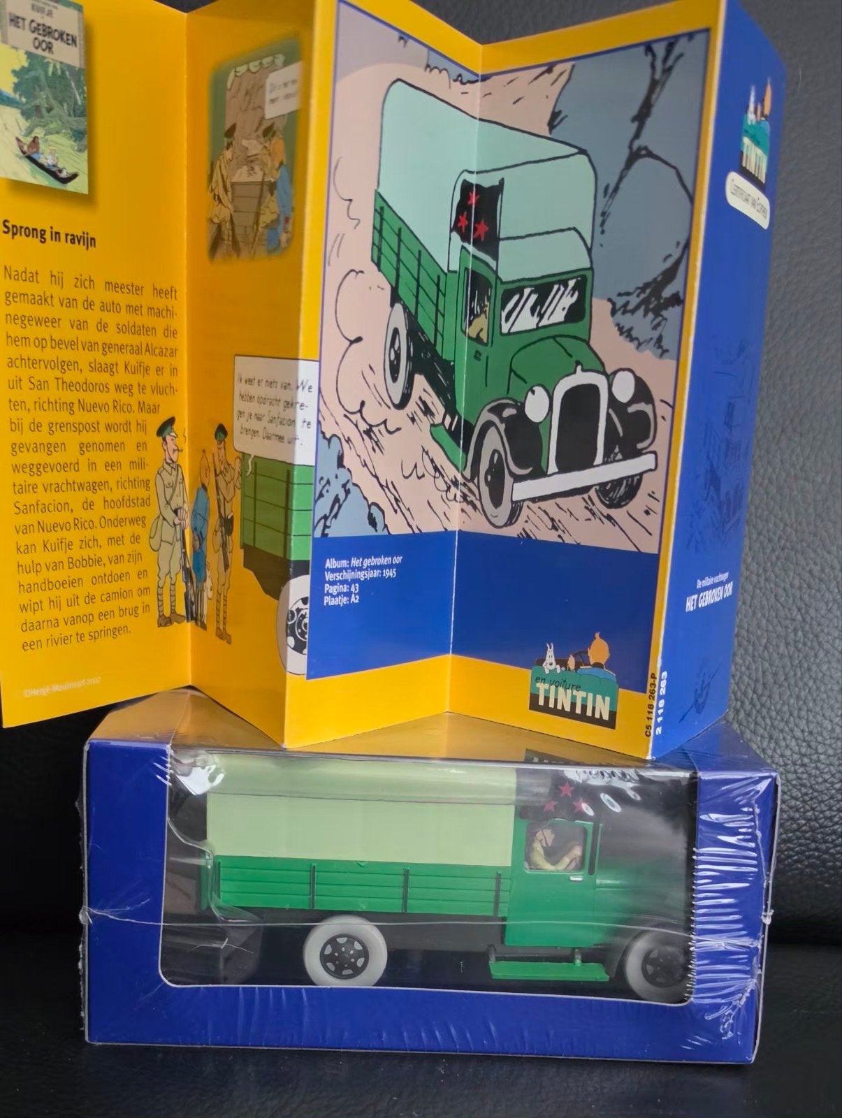 Tintin et le camion militaire de l'oreille cassée, Enlèvement ou Envoi, Tintin, Comme neuf
