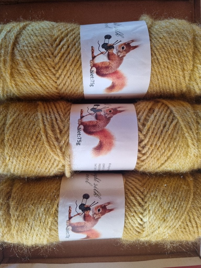 3 bollen mosterd kleur, Hobby & Loisirs créatifs, Tricot & Crochet, Enlèvement ou Envoi, Neuf, Tricot ou Crochet, Laine ou Fils