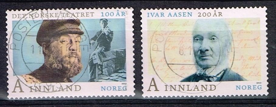 Timbres-poste de Norvège - K 5631 - commémorations, Timbres & Monnaies, Timbres | Europe | Scandinavie, Envoi, Norvège, Affranchi