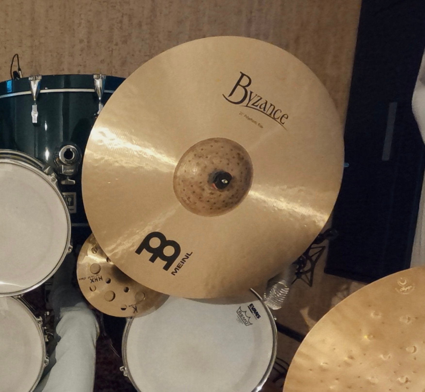 Meinl Polyphonic Ride 21 inch, Musique & Instruments, Batteries & Percussions, Comme neuf, Autres marques, Enlèvement