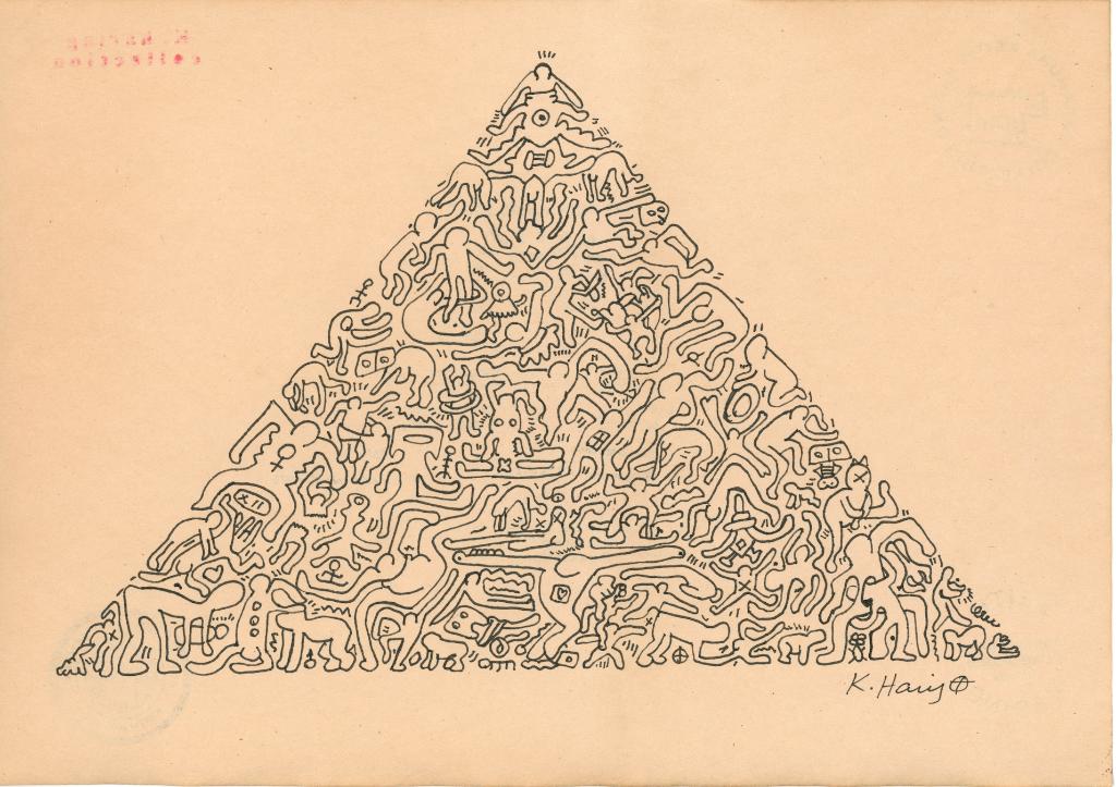 Keith Haring Artwork, Antiquités & Art, Art | Peinture | Moderne, Envoi, Signé, Impression
