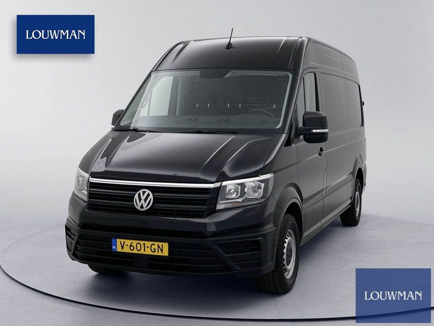Volkswagen Crafter 35 2.0 TDI L3H3 Comfortline Trekhaak Crui, Zwart, Bedrijf, Parkeersensor, Onderhoudsboekje