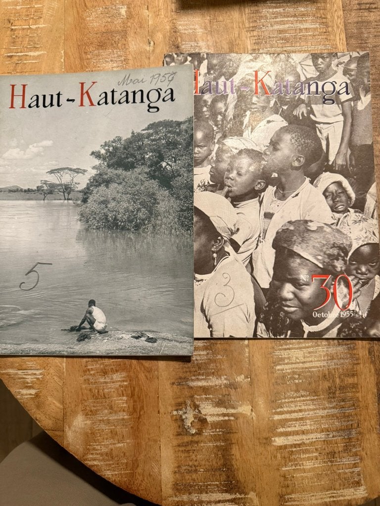 2 magazines Haut-Katanga des années 1950, Enlèvement ou Envoi, Utilisé, Autres types