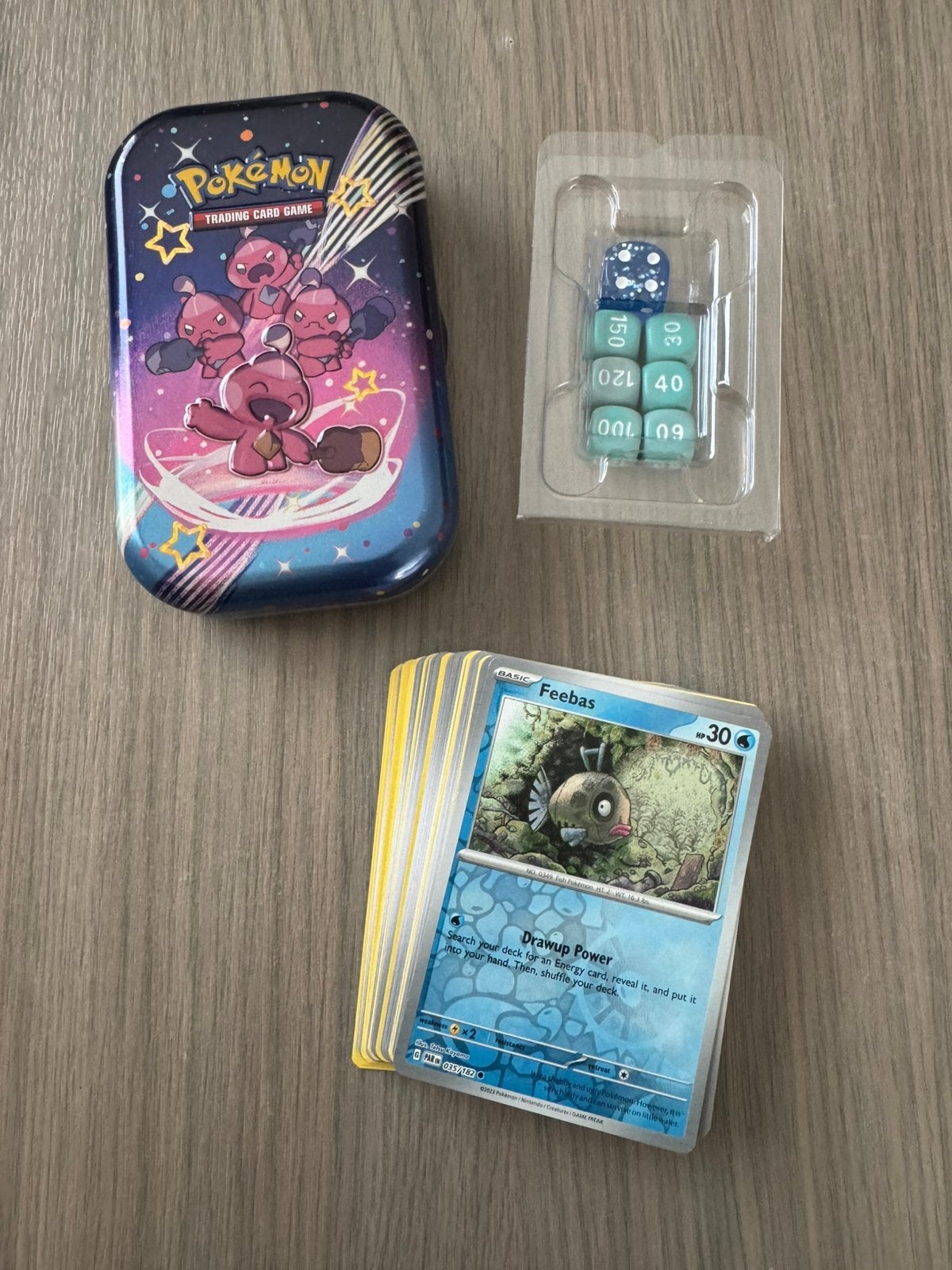 Mini-boîtes Pokemon remplies de 40 cartes, Enlèvement ou Envoi, Comme neuf, Plusieurs cartes